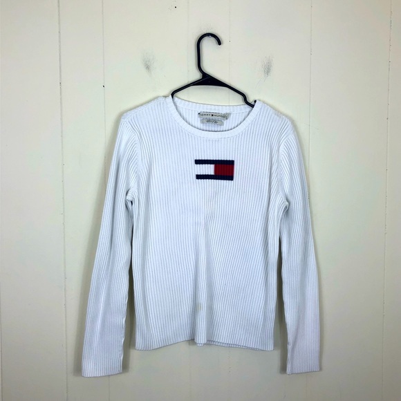Tommy Hilfiger Tops - Vintage Tommy Hilfiger Ribbed Long Sleeve Sz XL